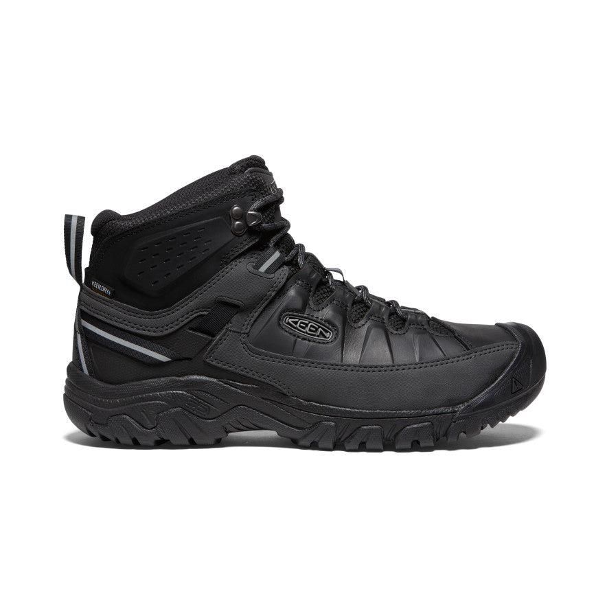 Black Men Keen Targhee III Waterproof Mid Hiking Boots | 15907-EGNI