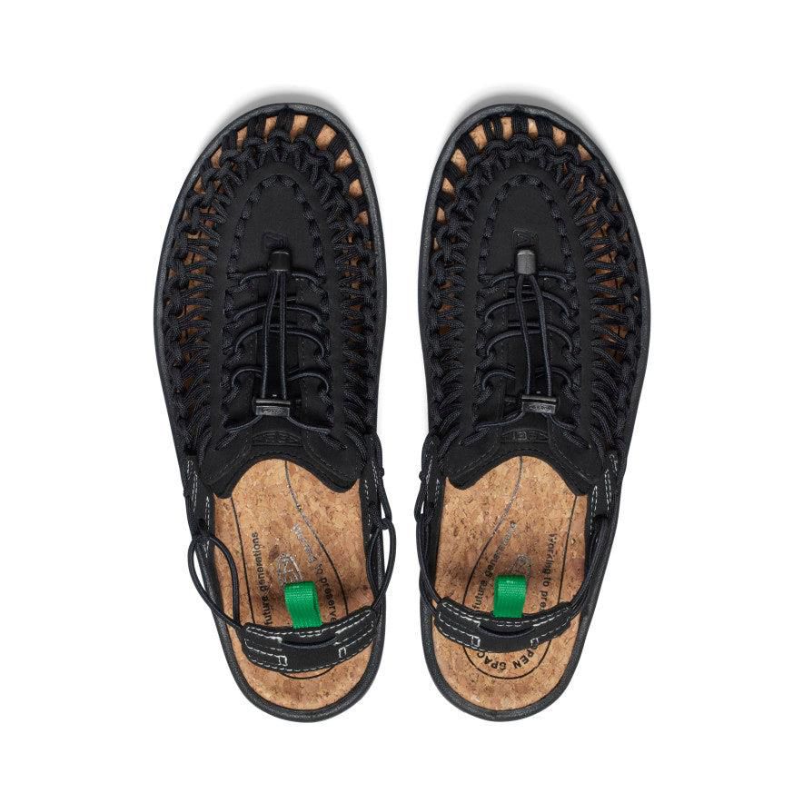 Black Men Keen UNEEK II Convertible Sandals | 94815-YPQA