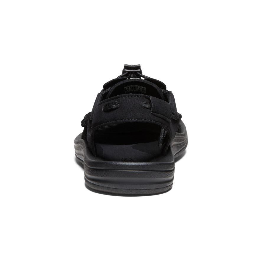 Black Men Keen UNEEK Sneaker Sandals | 73015-OLPK