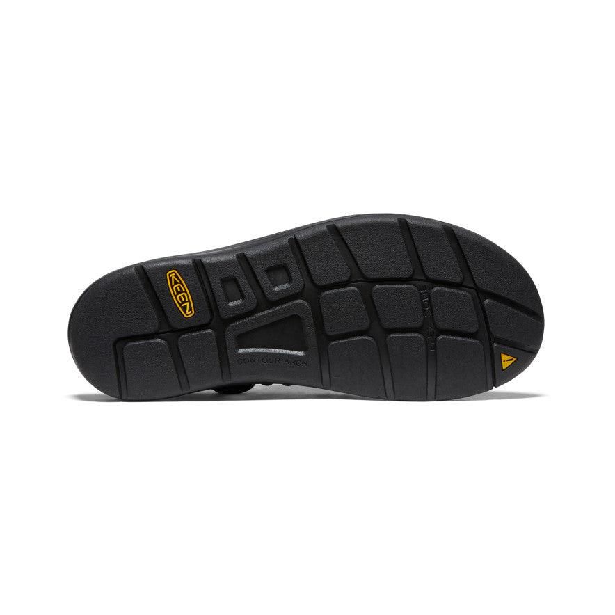 Black Men Keen UNEEK Sneaker Sandals | 73015-OLPK