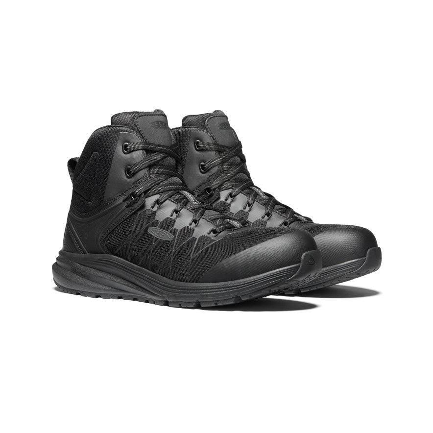 Black Men Keen Vista Energy Mid (Carbon-Fiber Toe) Work Boots | 37982-DOFV