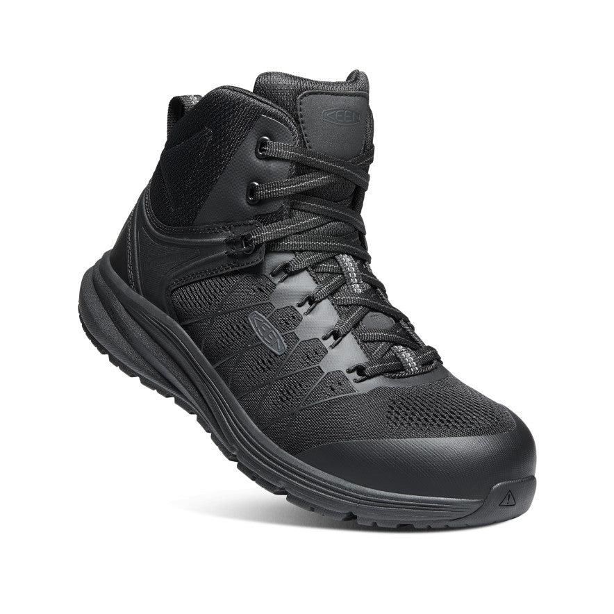 Black Men Keen Vista Energy Mid (Carbon-Fiber Toe) Work Boots | 37982-DOFV