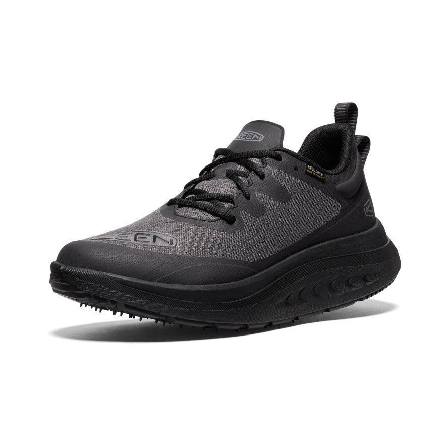 Black Men Keen WK400 Waterproof Walking Shoes | 21346-VDKN