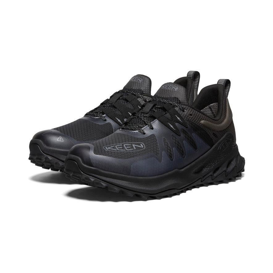 Black Men Keen Zionic Waterproof Hiking Shoes | 25384-UVBK