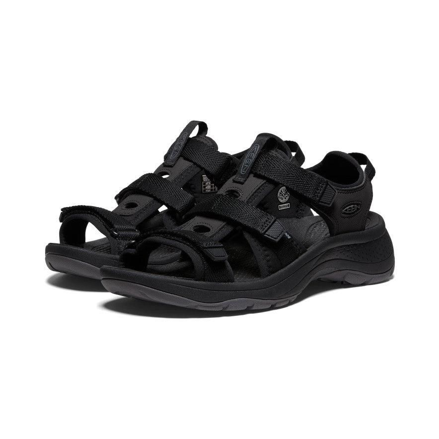 Black Women Keen Astoria West Open-Toe Sandals | 97258-UORC