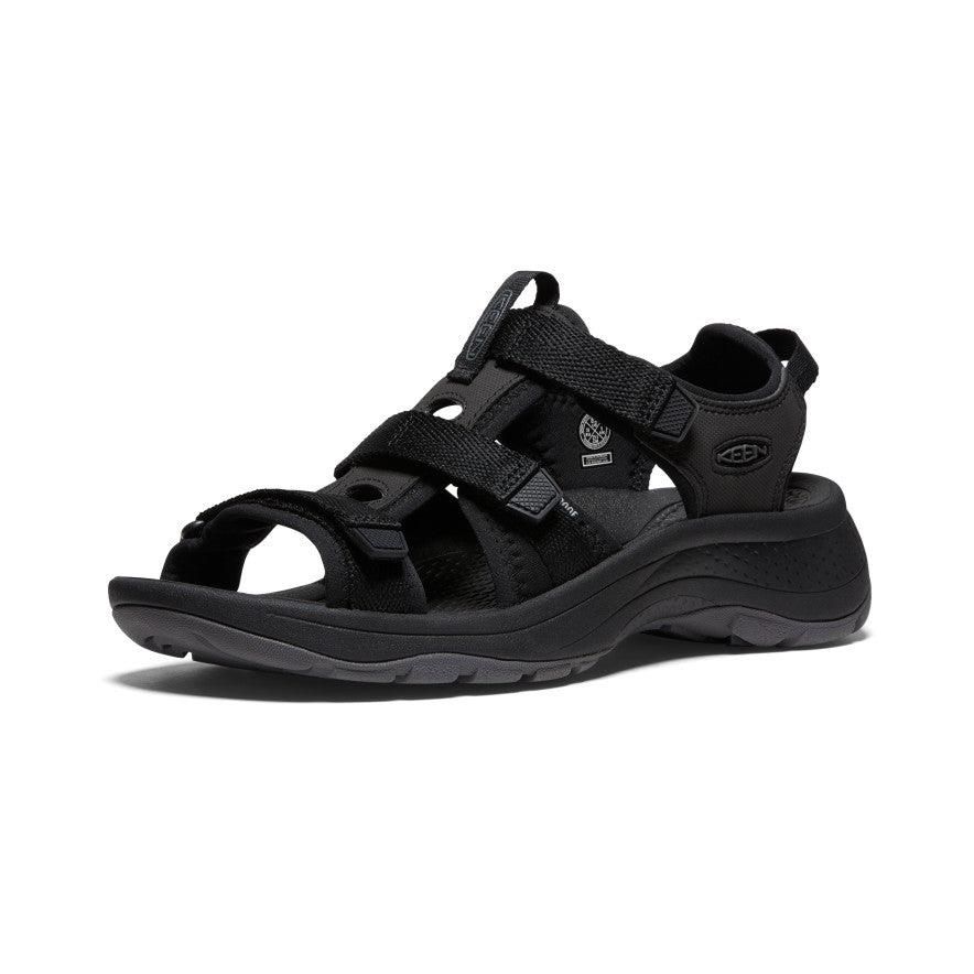 Black Women Keen Astoria West Open-Toe Sandals | 97258-UORC