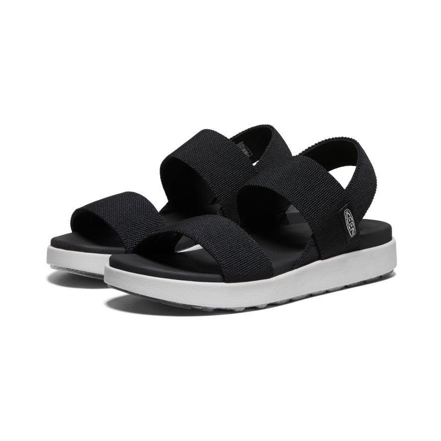 Black Women Keen Elle Backstrap Sandals | 71058-GRKT