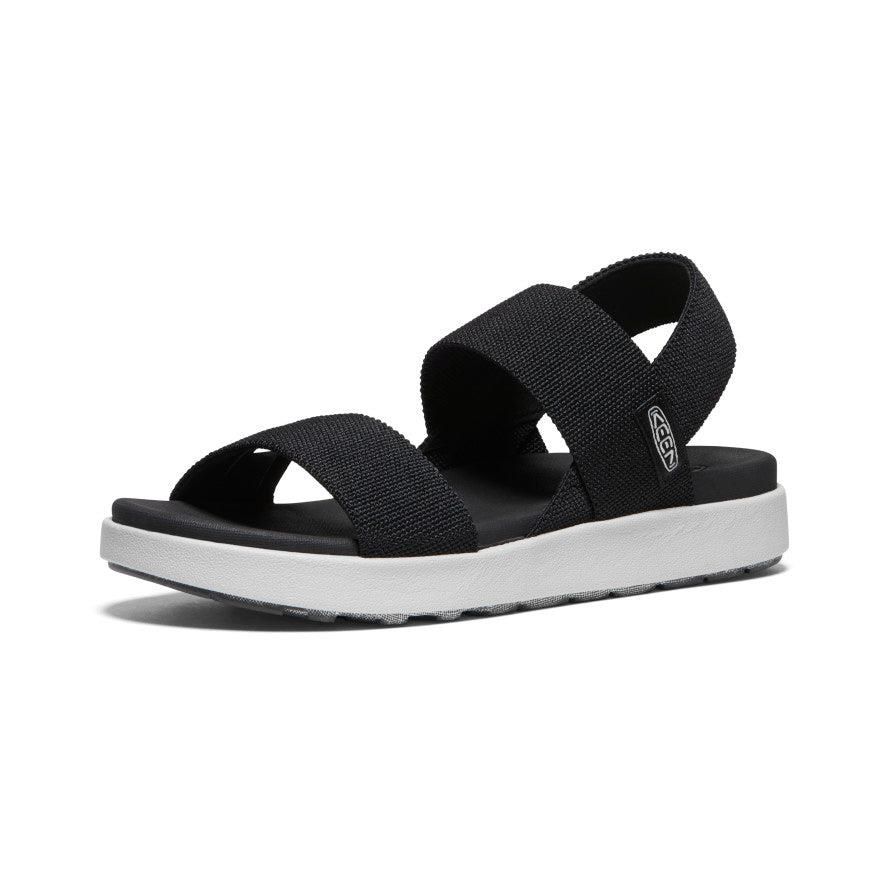 Black Women Keen Elle Backstrap Sandals | 71058-GRKT