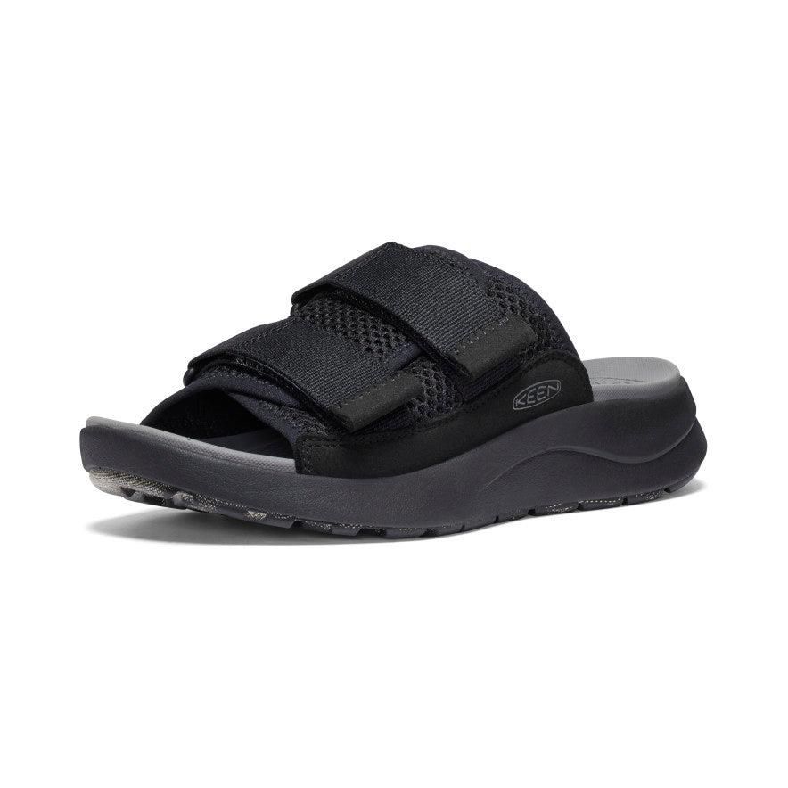 Black Women Keen Elle Sport Slides | 08192-YXJC