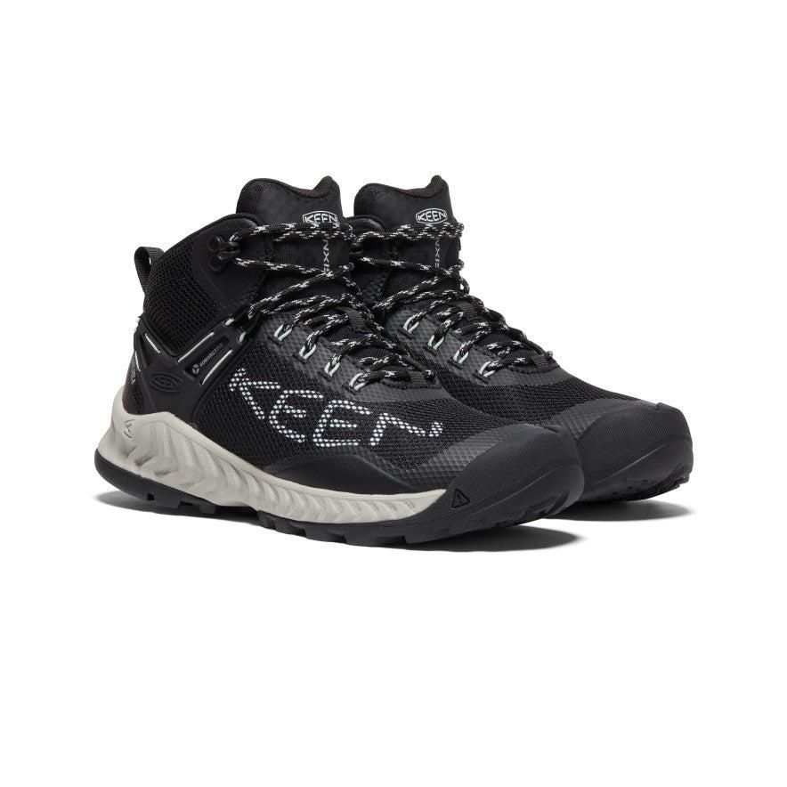 Black Women Keen NXIS EVO Waterproof Hiking Boots | 93674-XLKZ