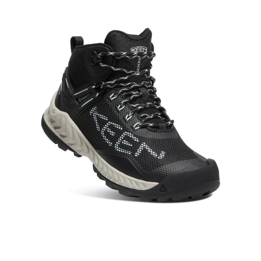 Black Women Keen NXIS EVO Waterproof Hiking Boots | 93674-XLKZ