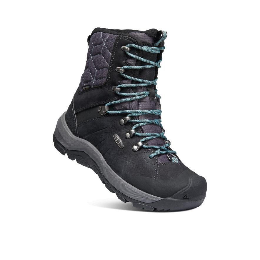 Black Women Keen Revel IV High Polar Waterproof Hiking Boots | 15308-PRQU