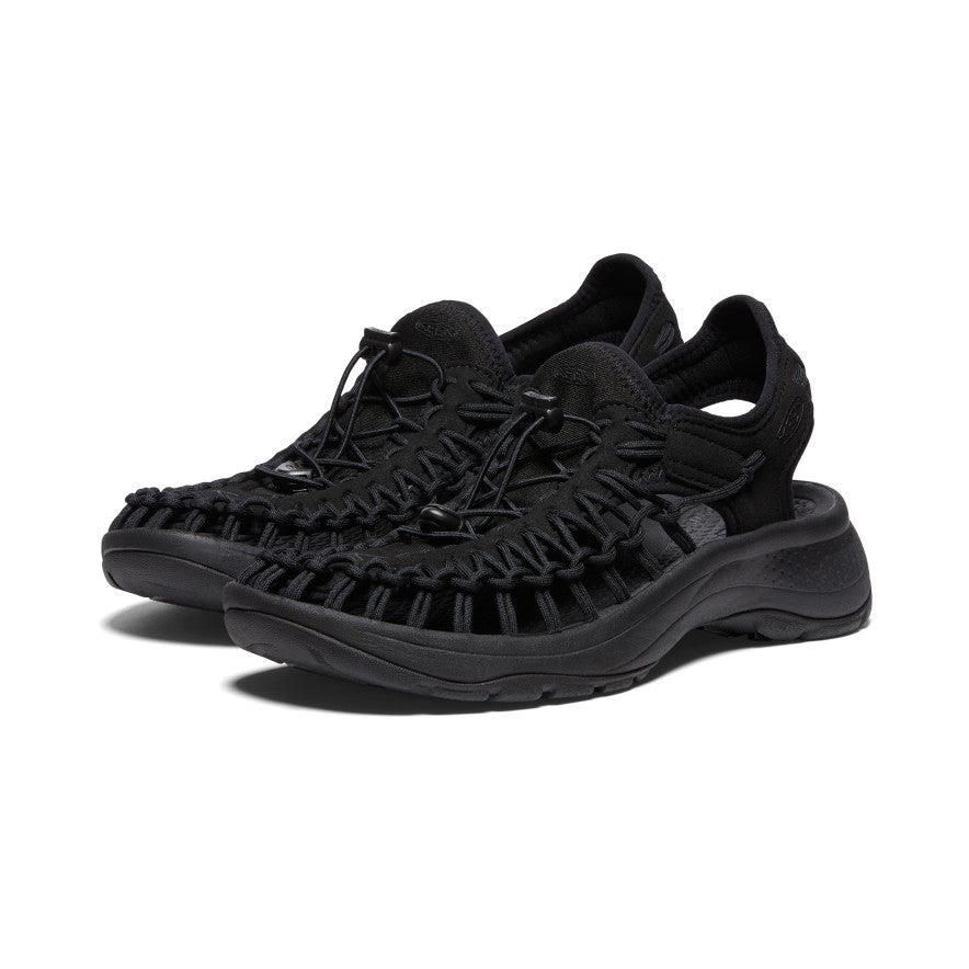 Black Women Keen UNEEK Astoria Sandals | 63509-CIHQ