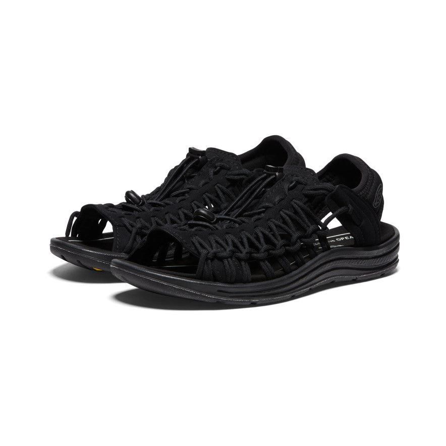 Black Women Keen UNEEK II Open-Toe Sneaker Sandals | 68325-CLKM