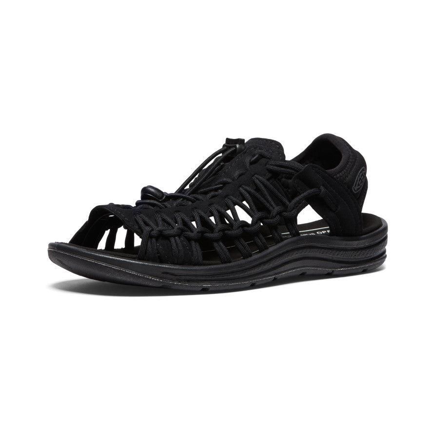 Black Women Keen UNEEK II Open-Toe Sneaker Sandals | 68325-CLKM