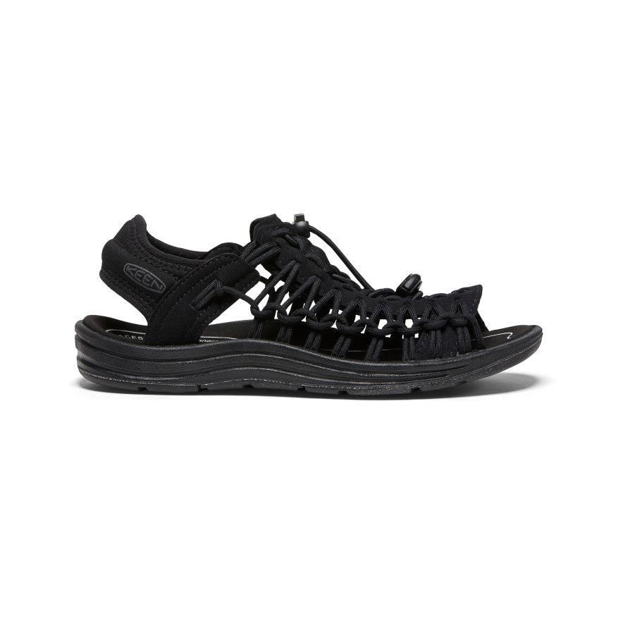 Black Women Keen UNEEK II Open-Toe Sneaker Sandals | 68325-CLKM