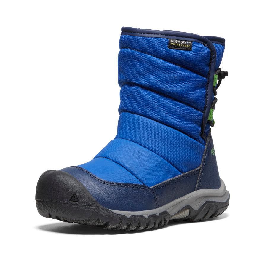 Blue Kids' Keen Puffrider Waterproof Winter Boots | 67819-JBDH