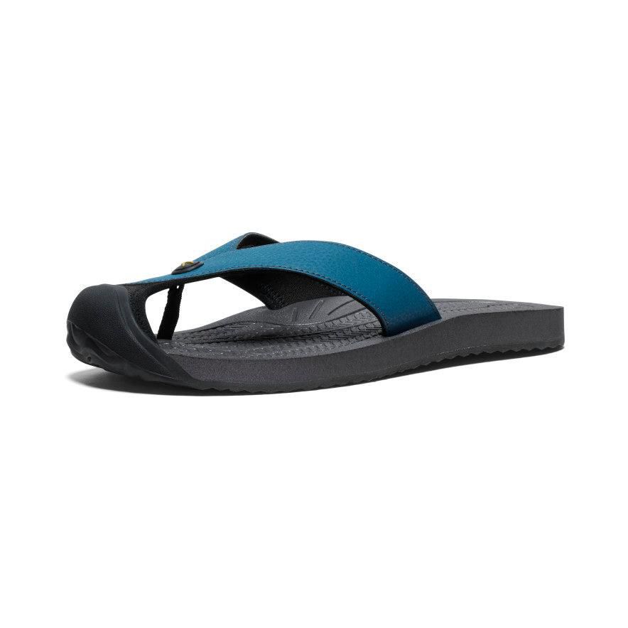 Blue Men Keen Barbados Flip-Flop Sandals | 95317-UAFS