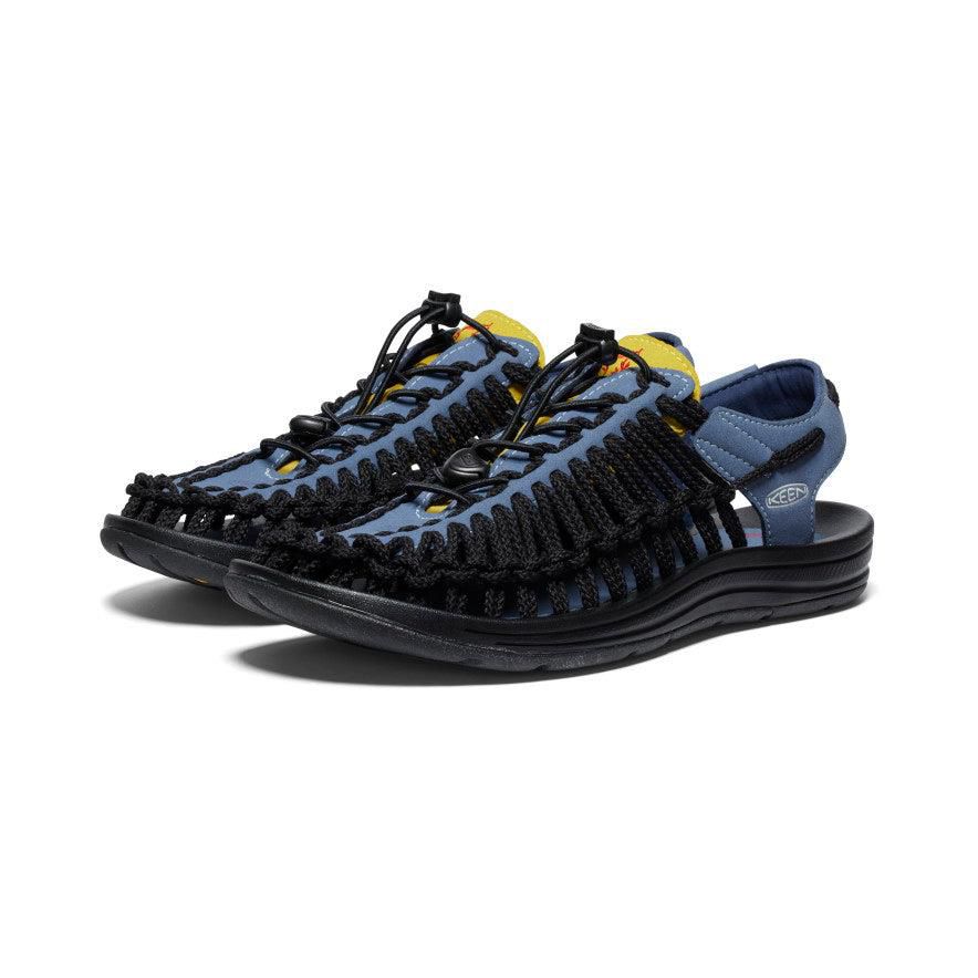 Blue Men Keen UNEEK Sneaker Sandals | 42361-XQDL