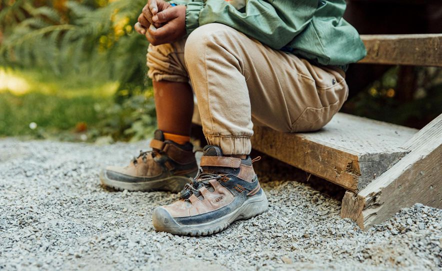 Brown Kids' Keen Targhee Waterproof Boots | 84271-NZLS