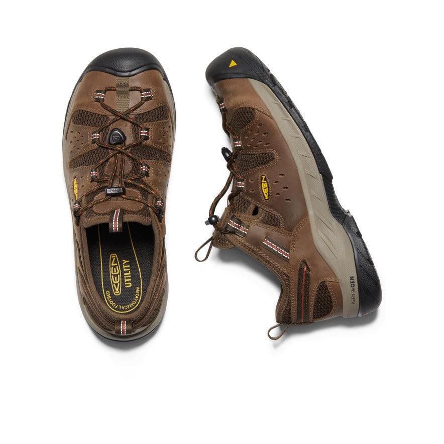 Brown Men Keen Atlanta Cool II (Steel Toe) Sneakers | 69140-KDGZ