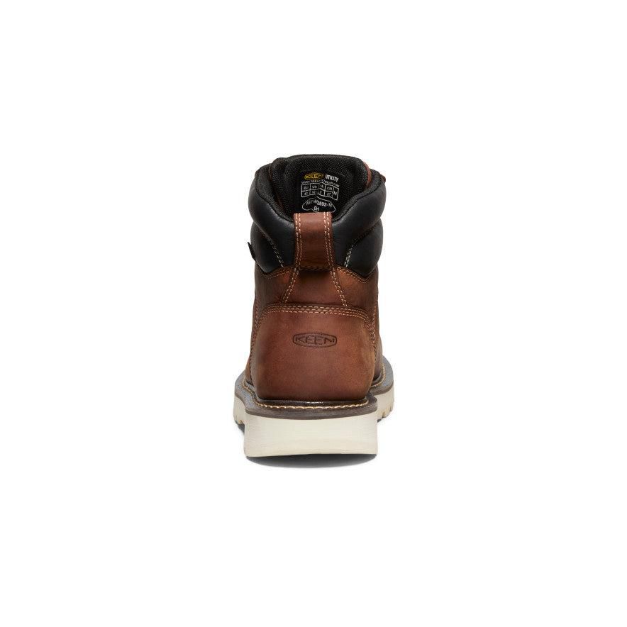 Brown Men Keen Cincinnati 6 Waterproof 90° Heel (Soft Toe) Boots | 20891-TWVU