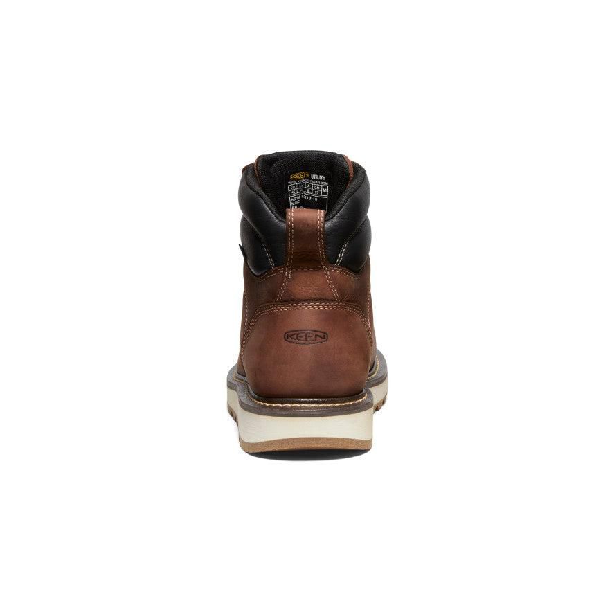 Brown Men Keen Cincinnati 6 Waterproof (Carbon-Fiber Toe) Work Boots | 25471-LRPZ