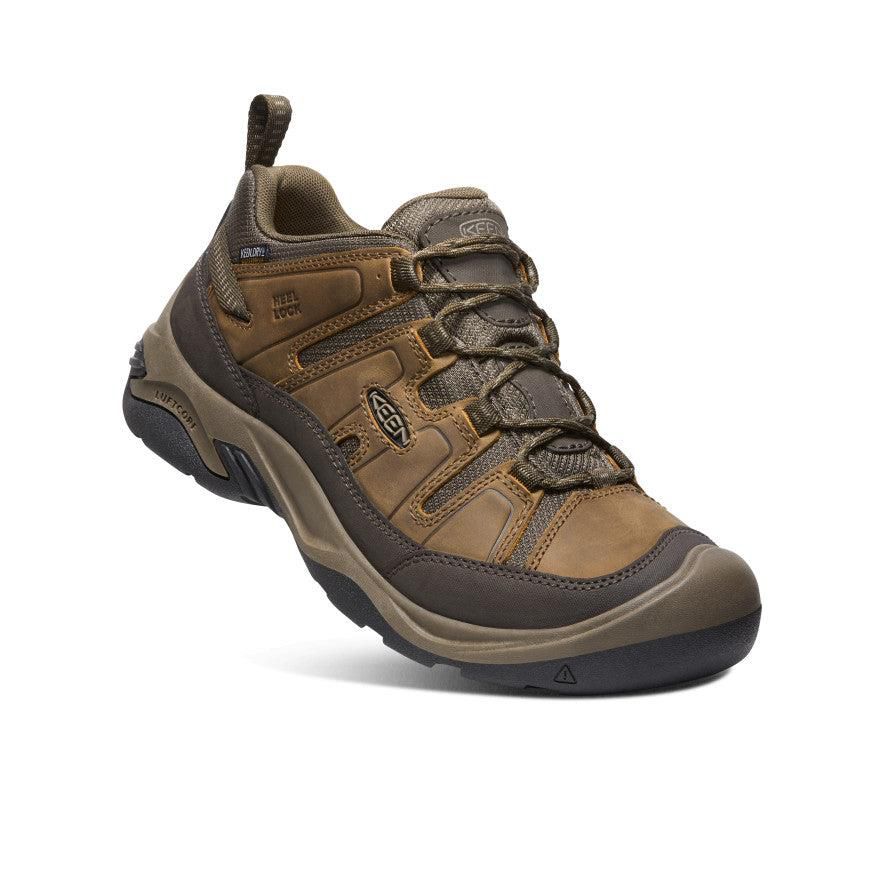 Brown Men Keen Circadia Waterproof Hiking Shoes | 06847-ISZP