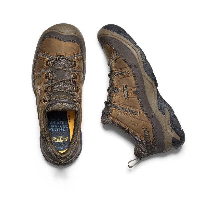 Brown Men Keen Circadia Waterproof Hiking Shoes | 06847-ISZP