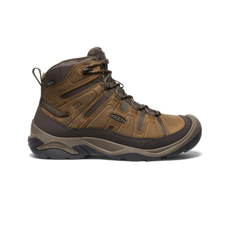 Brown Men Keen Circadia Waterproof Hiking Boots | 79460-NBMF