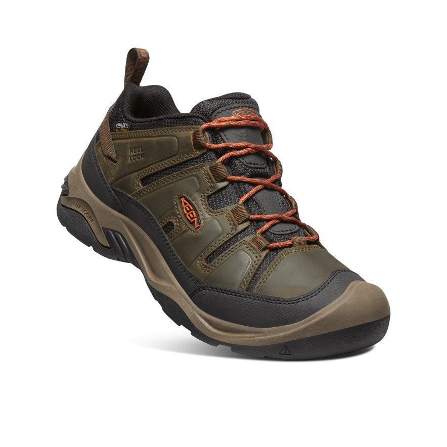 Brown Men Keen Circadia Waterproof Hiking Shoes | 76390-SXWP