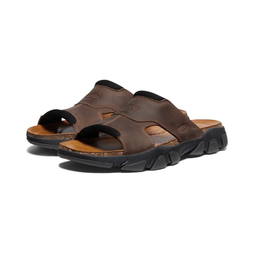 Brown Men Keen Daytona II Slide Sandals | 41538-YOHN