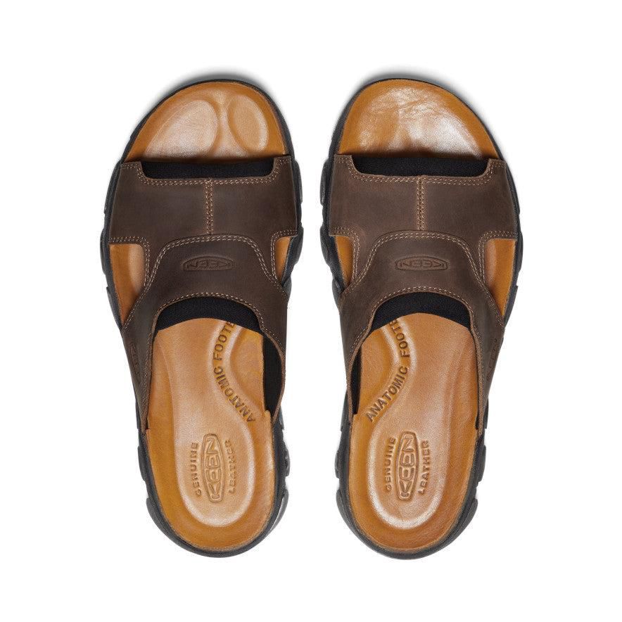 Brown Men Keen Daytona II Slide Sandals | 41538-YOHN