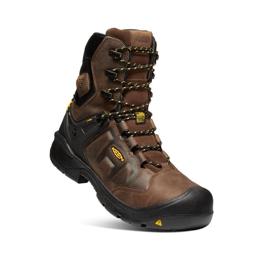 Brown Men Keen Dover 8 Waterproof (Carbon-Fiber Toe) Boots | 50364-PGWE