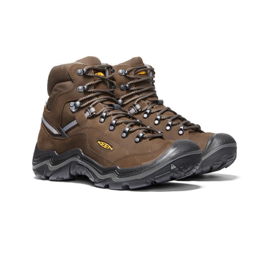 Brown Men Keen Durand II Waterproof Hiking Boots | 64178-DKMY