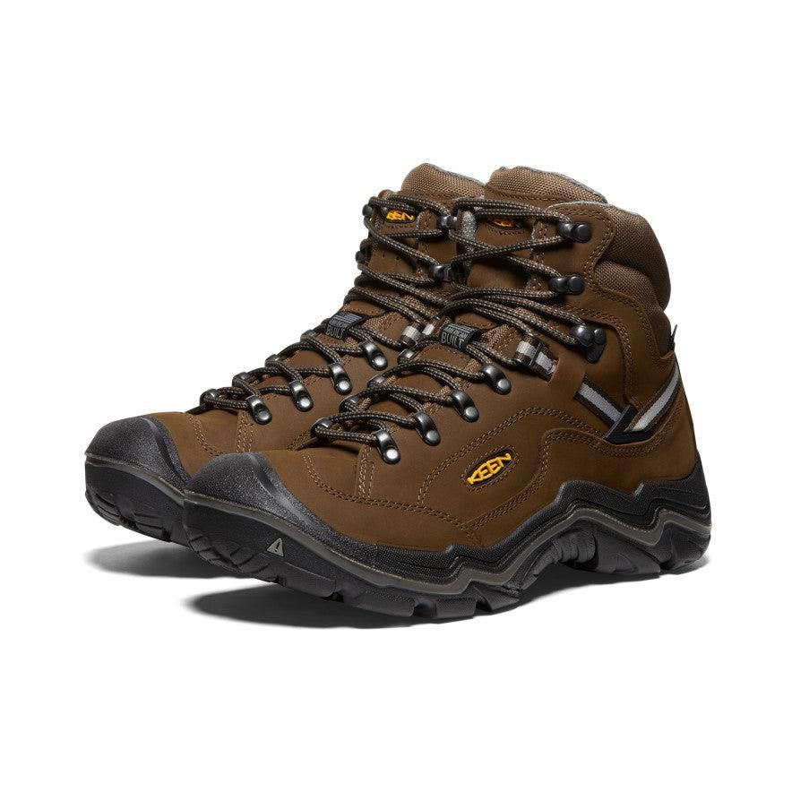 Brown Men Keen Durand II Waterproof Wide Hiking Boots | 45031-CFRW