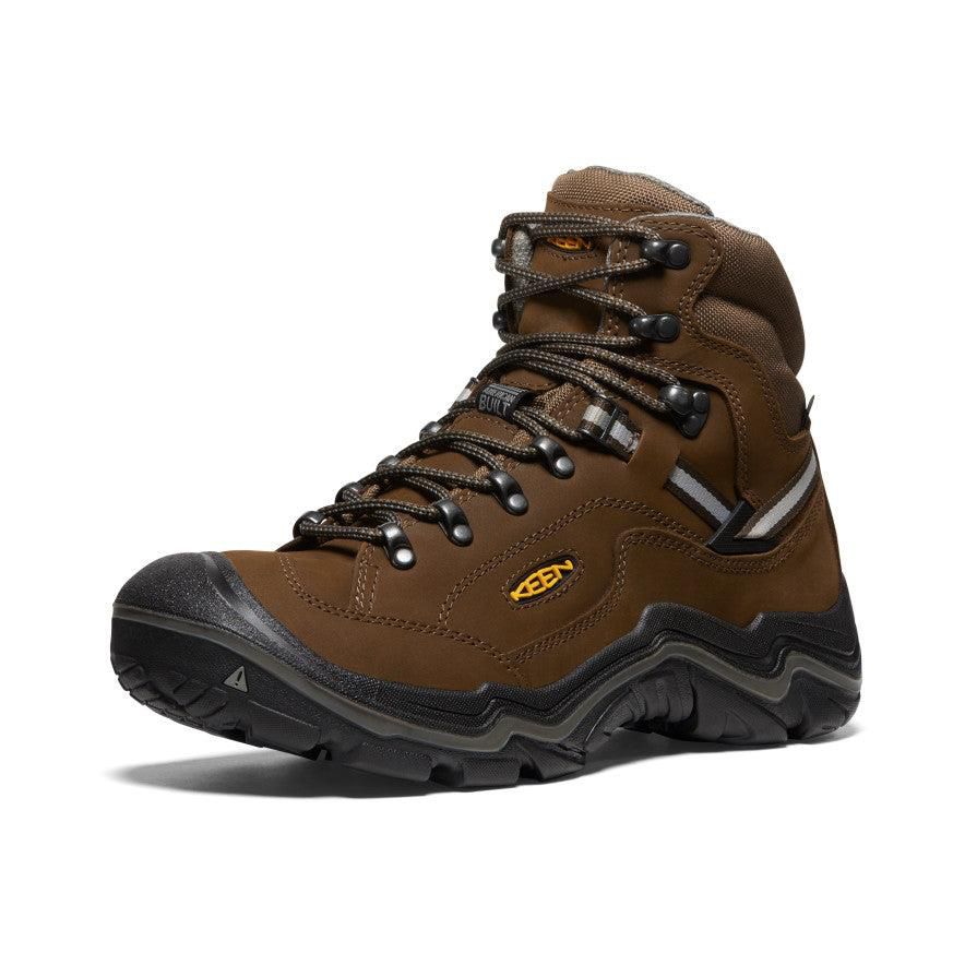 Brown Men Keen Durand II Waterproof Wide Hiking Boots | 45031-CFRW