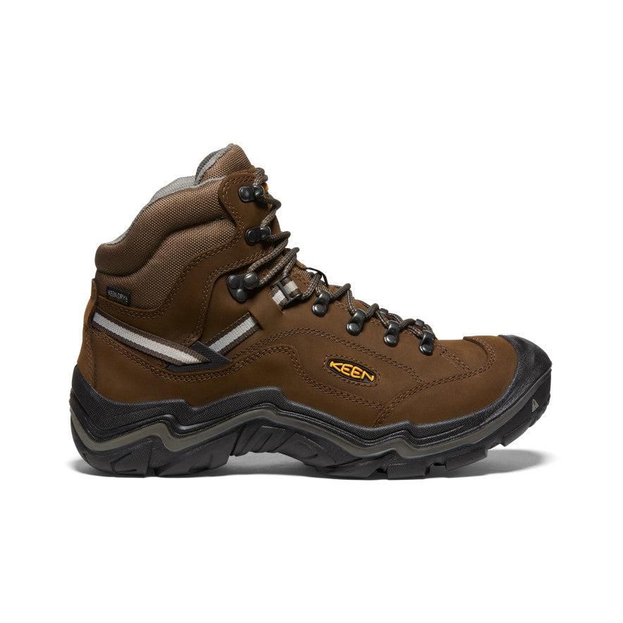 Brown Men Keen Durand II Waterproof Wide Hiking Boots | 45031-CFRW