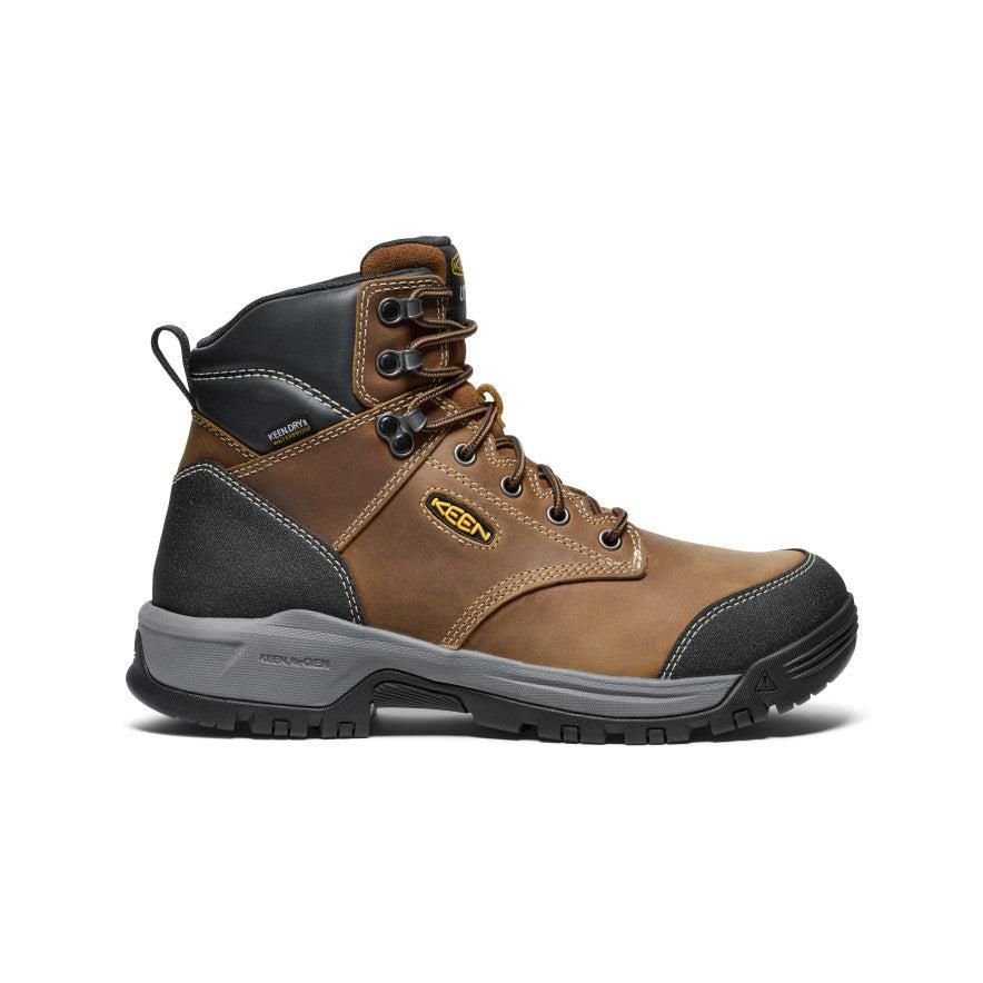 Brown Men Keen Evanston 6 Waterproof (Soft Toe) Boots | 28760-WDPI