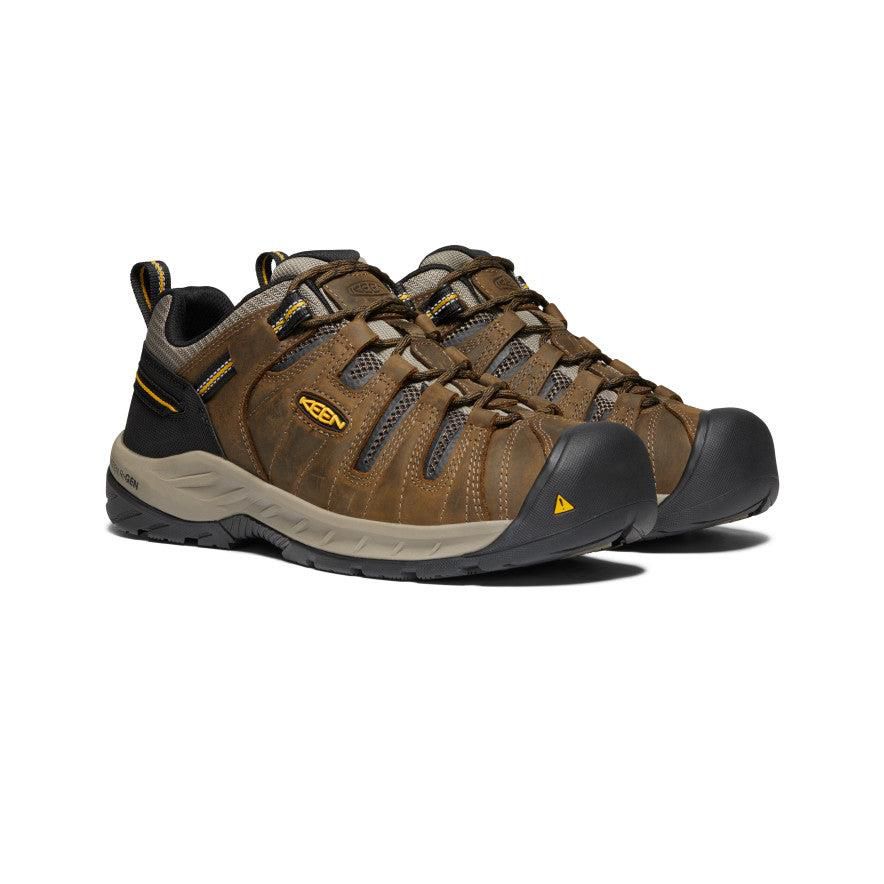 Brown Men Keen Flint II (Soft Toe) Sneakers | 04398-PVRY