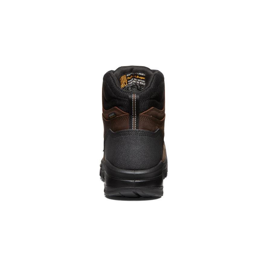 Brown Men Keen Independence 6 Waterproof (Soft Toe) Work Boots | 93162-LVBK