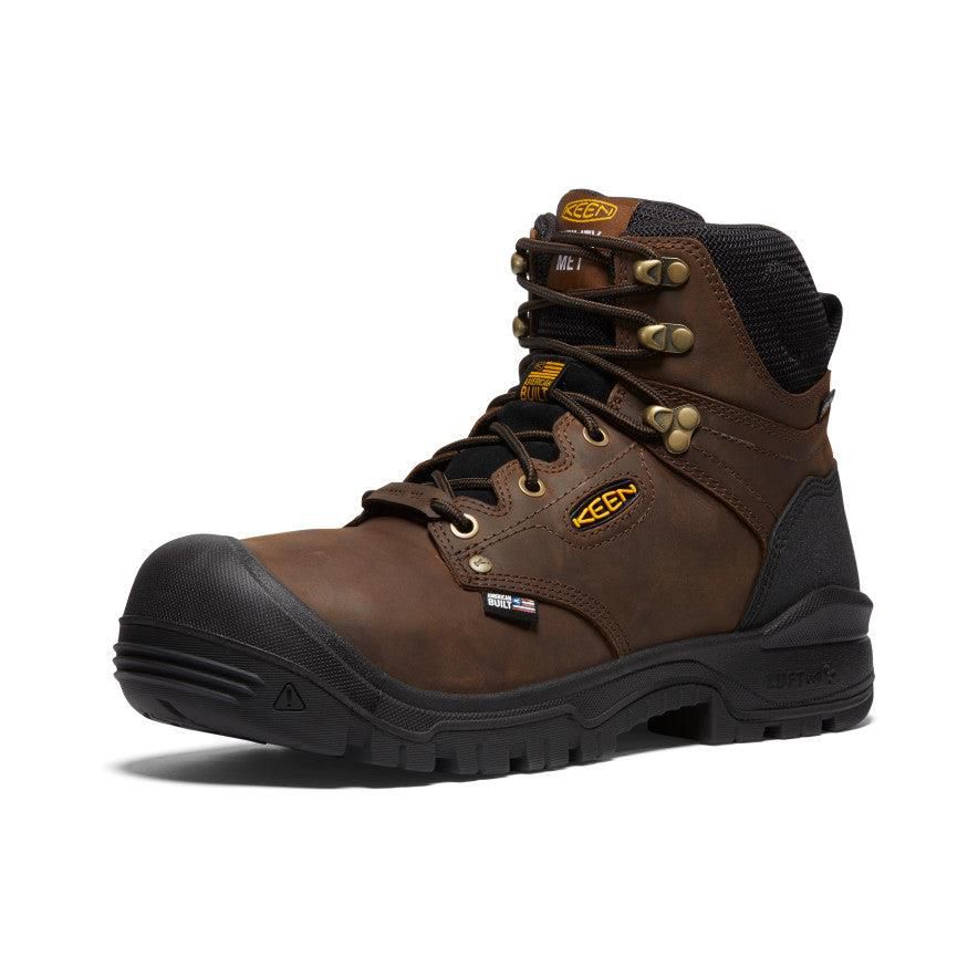 Brown Men Keen Independence 6 Waterproof Internal MET (Carbon-Fiber Toe) Work Boots | 13295-XNJC