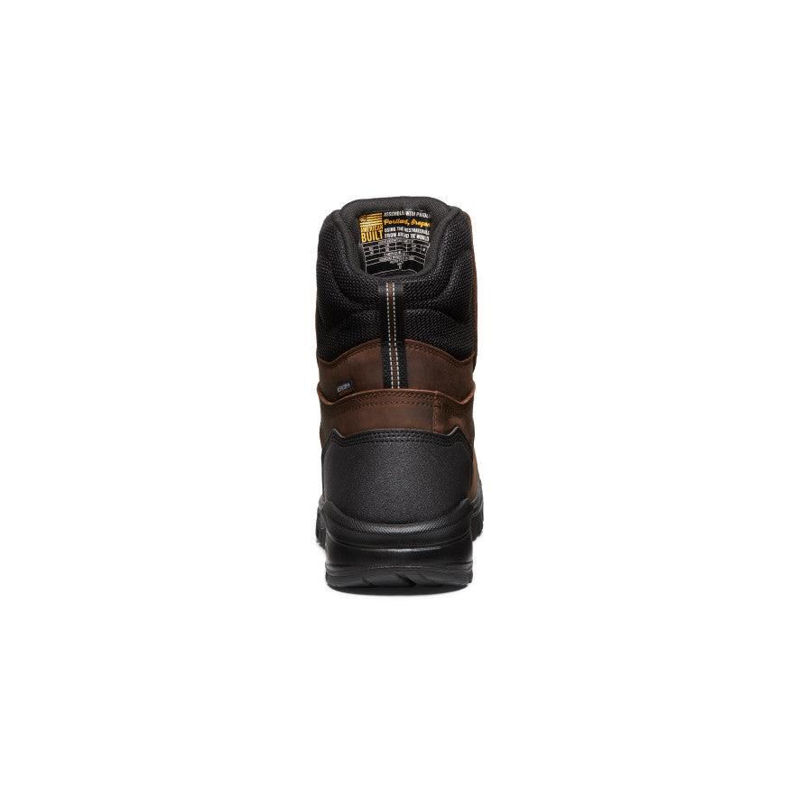 Brown Men Keen Independence 8 Insulated Waterproof (Carbon Fiber Toe) Work Boots | 29087-HWAT