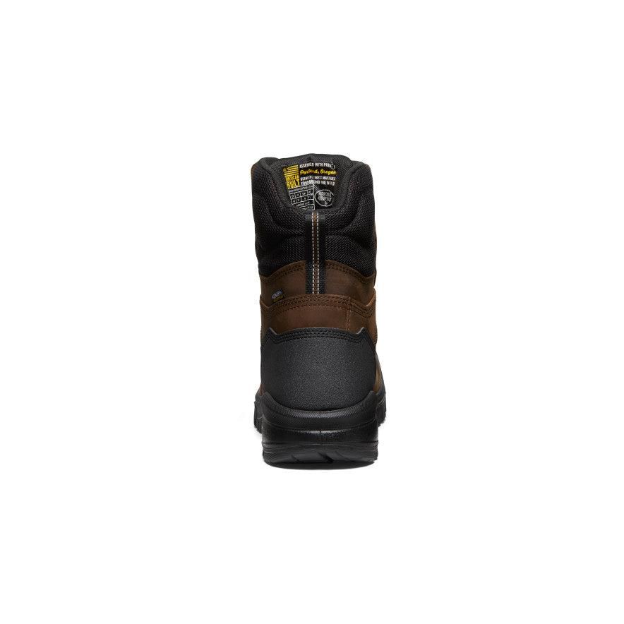 Brown Men Keen Independence 8 Waterproof (Soft Toe) Work Boots | 70125-UXZB