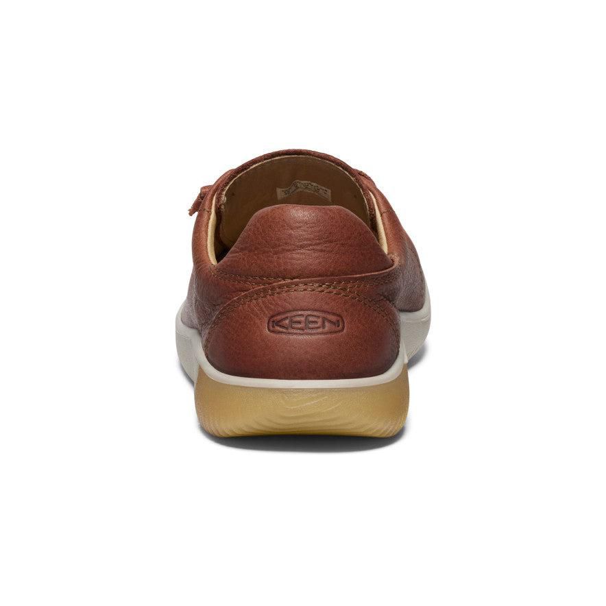 Brown Men Keen KNX Leather Sneakers | 74960-CMNF