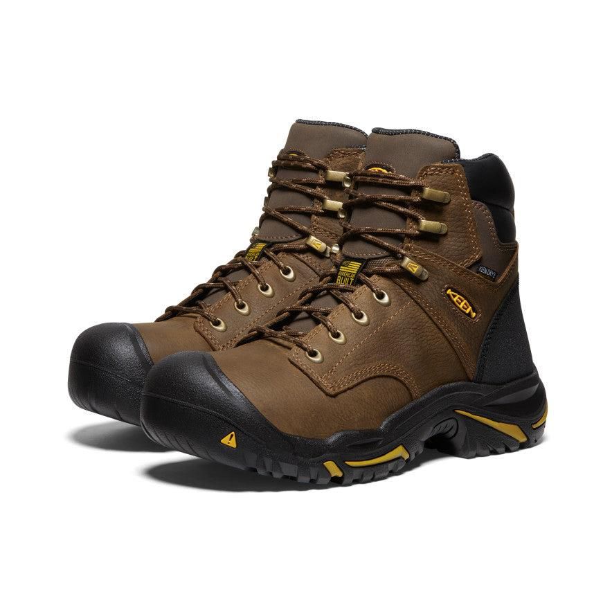 Brown Men Keen Mt Vernon 6 Waterproof (Soft Toe) Boots | 27936-IHCU