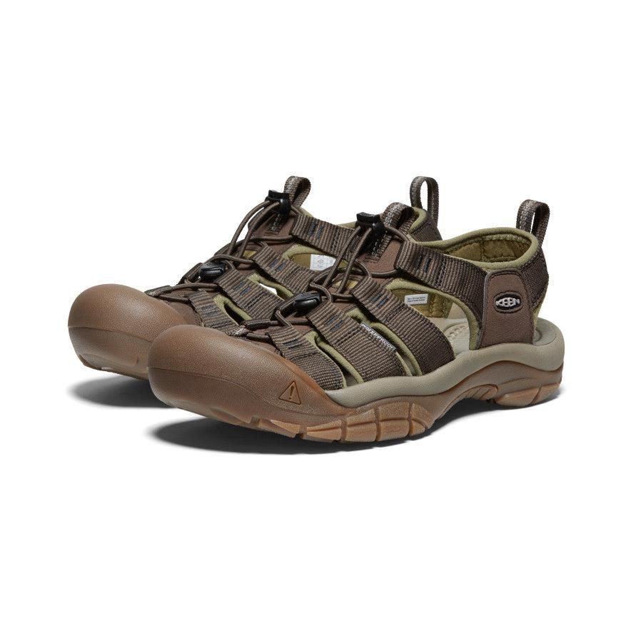 Brown Men Keen Newport H2 Hiking Sandals | 60178-IWKE