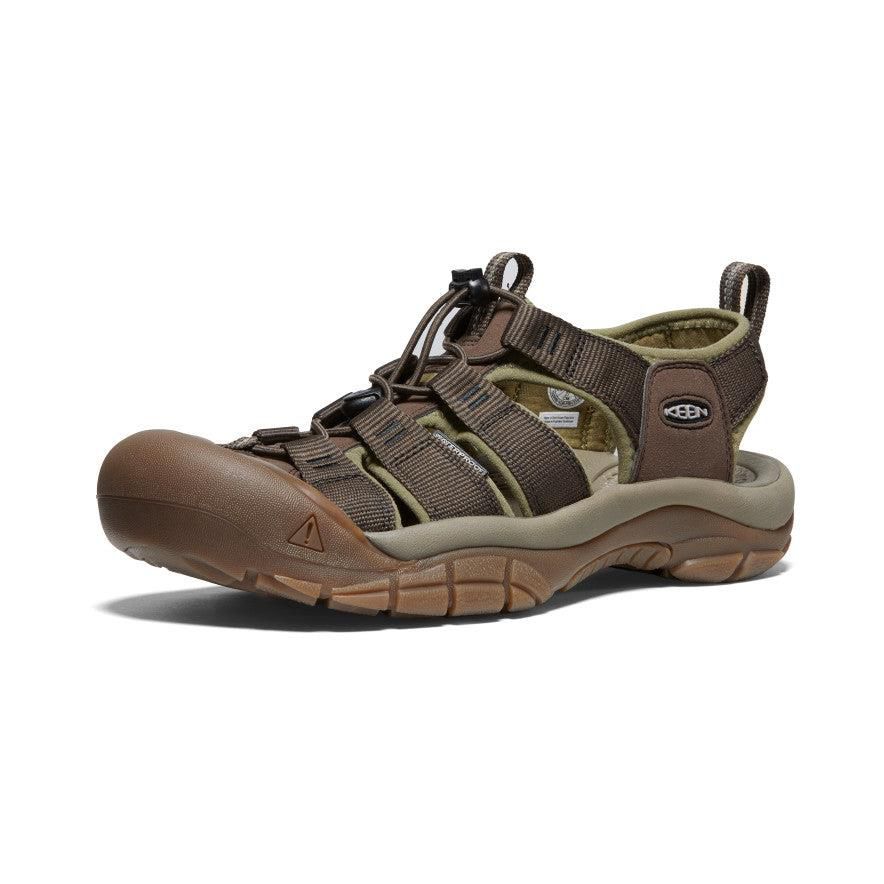 Brown Men Keen Newport H2 Hiking Sandals | 60178-IWKE