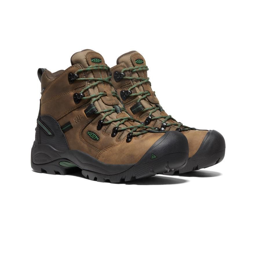 Brown Men Keen Pittsburgh Energy 6 Waterproof (Carbon Fiber Toe) Hiking Boots | 13695-QVXK