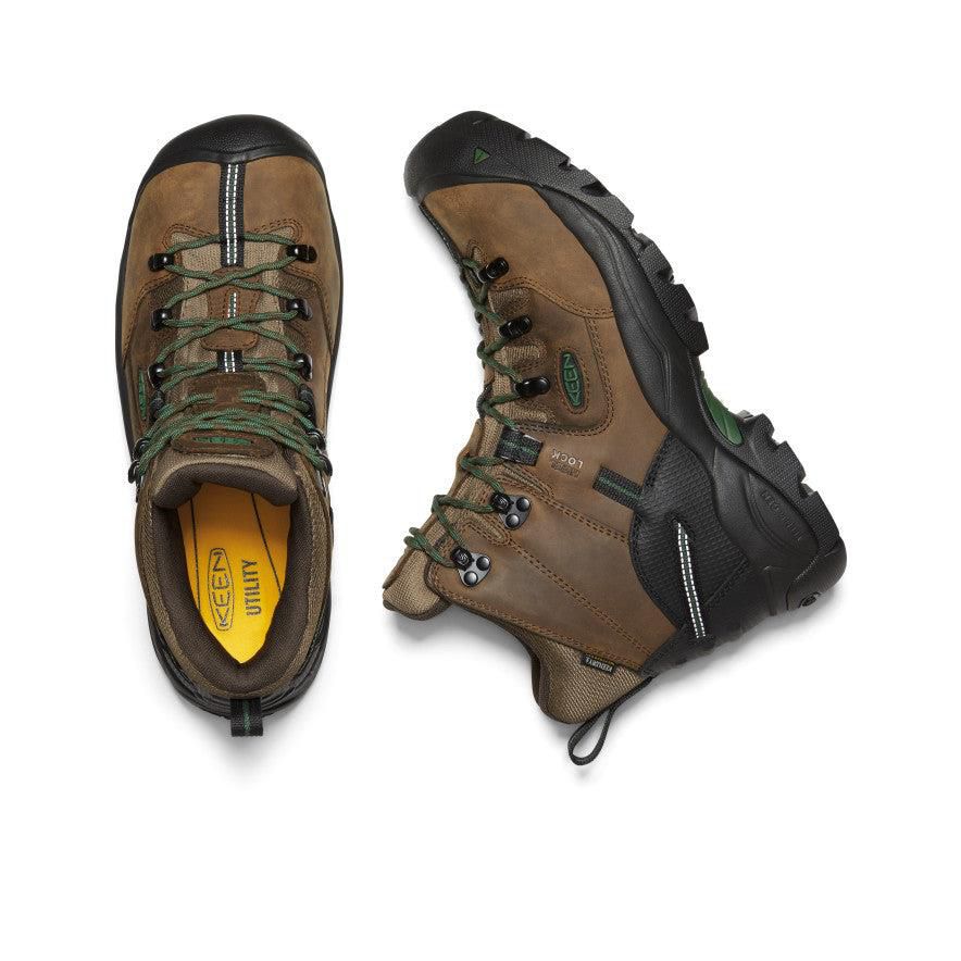 Brown Men Keen Pittsburgh Energy 6 Waterproof (Carbon Fiber Toe) Hiking Boots | 13695-QVXK